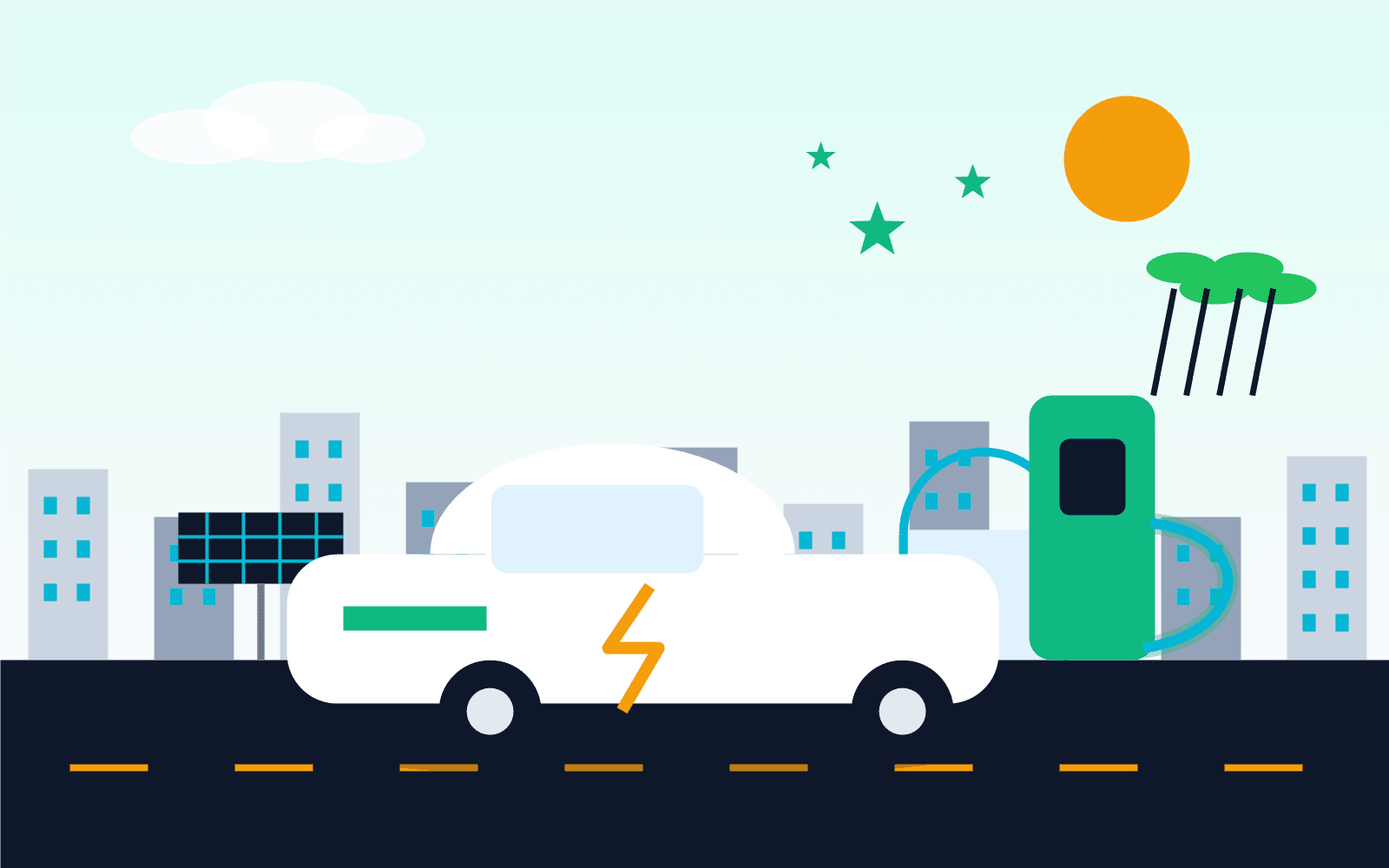 Recharge électrique pour flotte et parking d’entreprise