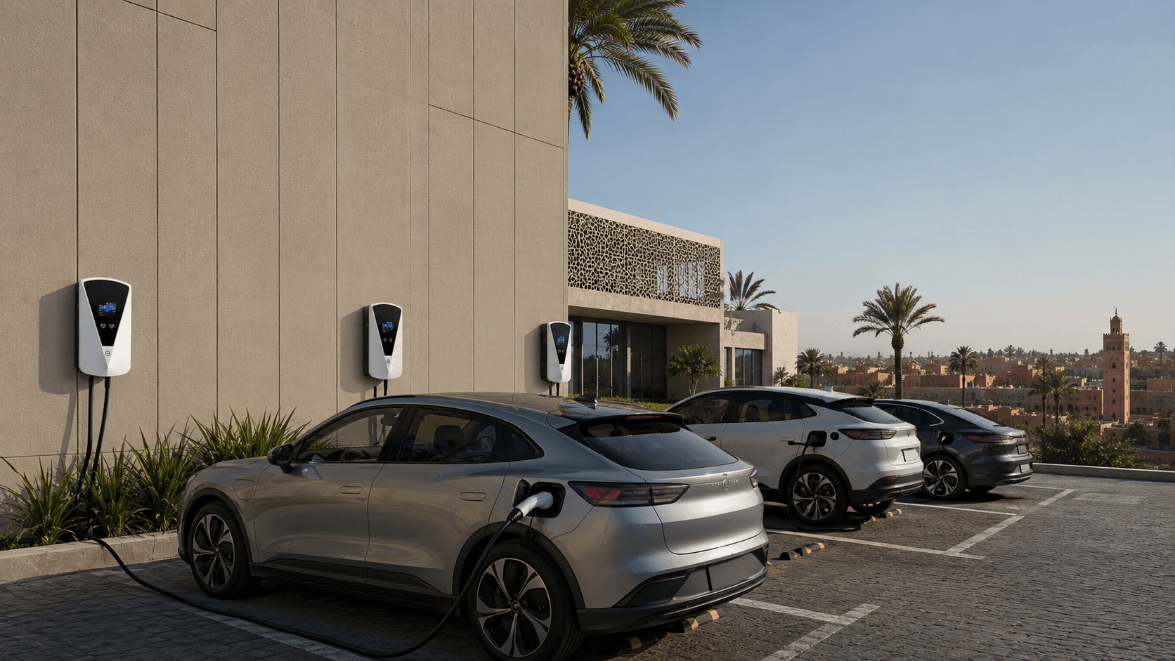 Recharge électrique pour flotte et parking d’entreprise
